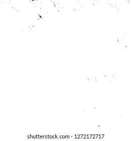 Vector grunge overlay texture. Black and white background. Abstract monochrome image includes a faded effect in dark tones