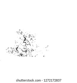 Vector grunge overlay texture. Black and white background. Abstract monochrome image includes a faded effect in dark tones