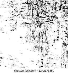 Vector grunge overlay texture. Black and white background. Abstract monochrome image includes a faded effect in dark tones
