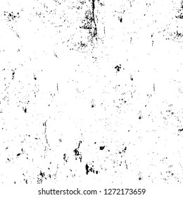 Vector grunge overlay texture. Black and white background. Abstract monochrome image includes a faded effect in dark tones