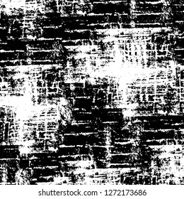 Vector grunge overlay texture. Black and white background. Abstract monochrome image includes a faded effect in dark tones