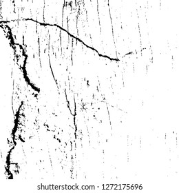 Vector grunge overlay texture. Black and white background. Abstract monochrome image includes a faded effect in dark tones