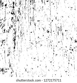 Vector grunge overlay texture. Black and white background. Abstract monochrome image includes a faded effect in dark tones