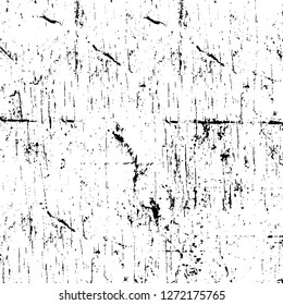 Vector grunge overlay texture. Black and white background. Abstract monochrome image includes a faded effect in dark tones