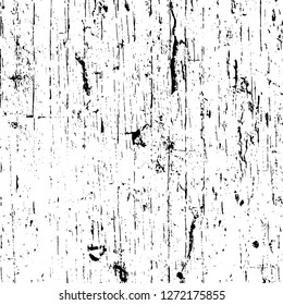 Vector grunge overlay texture. Black and white background. Abstract monochrome image includes a faded effect in dark tones