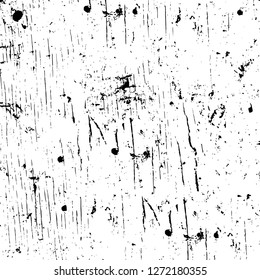 Vector grunge overlay texture. Black and white background. Abstract monochrome image includes a faded effect in dark tones