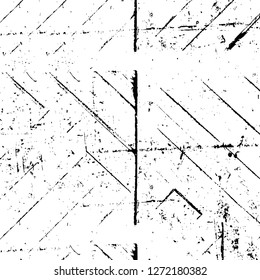 Vector grunge overlay texture. Black and white background. Abstract monochrome image includes a faded effect in dark tones