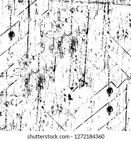 Vector grunge overlay texture. Black and white background. Abstract monochrome image includes a faded effect in dark tones