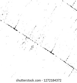 Vector grunge overlay texture. Black and white background. Abstract monochrome image includes a faded effect in dark tones