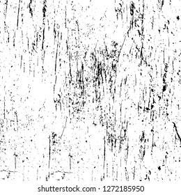 Vector grunge overlay texture. Black and white background. Abstract monochrome image includes a faded effect in dark tones