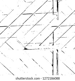 Vector grunge overlay texture. Black and white background. Abstract monochrome image includes a faded effect in dark tones