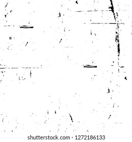 Vector grunge overlay texture. Black and white background. Abstract monochrome image includes a faded effect in dark tones