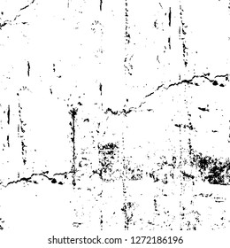 Vector grunge overlay texture. Black and white background. Abstract monochrome image includes a faded effect in dark tones