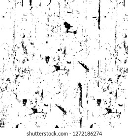 Vector grunge overlay texture. Black and white background. Abstract monochrome image includes a faded effect in dark tones