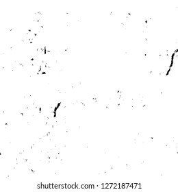 Vector grunge overlay texture. Black and white background. Abstract monochrome image includes a faded effect in dark tones