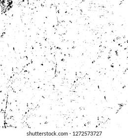 Vector grunge overlay texture. Black and white background. Abstract monochrome image includes a faded effect in dark tones