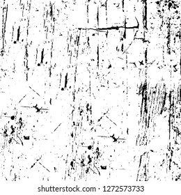 Vector grunge overlay texture. Black and white background. Abstract monochrome image includes a faded effect in dark tones