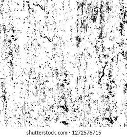 Vector grunge overlay texture. Black and white background. Abstract monochrome image includes a faded effect in dark tones