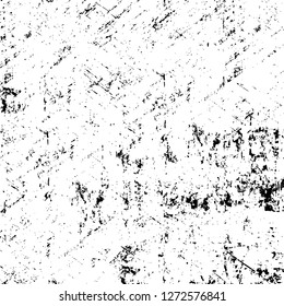 Vector grunge overlay texture. Black and white background. Abstract monochrome image includes a faded effect in dark tones