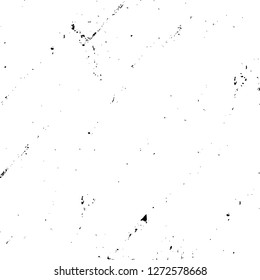 Vector grunge overlay texture. Black and white background. Abstract monochrome image includes a faded effect in dark tones