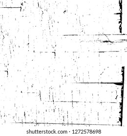 Vector grunge overlay texture. Black and white background. Abstract monochrome image includes a faded effect in dark tones