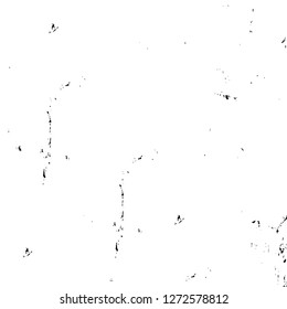 Vector grunge overlay texture. Black and white background. Abstract monochrome image includes a faded effect in dark tones