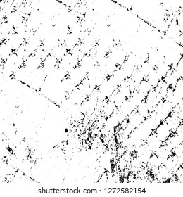 Vector grunge overlay texture. Black and white background. Abstract monochrome image includes a faded effect in dark tones