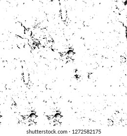 Vector grunge overlay texture. Black and white background. Abstract monochrome image includes a faded effect in dark tones