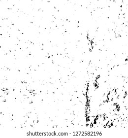 Vector grunge overlay texture. Black and white background. Abstract monochrome image includes a faded effect in dark tones