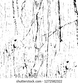 Vector grunge overlay texture. Black and white background. Abstract monochrome image includes a faded effect in dark tones