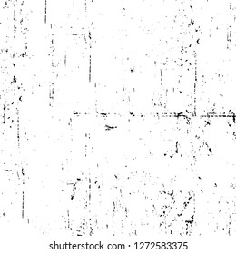 Vector grunge overlay texture. Black and white background. Abstract monochrome image includes a faded effect in dark tones