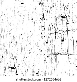Vector grunge overlay texture. Black and white background. Abstract monochrome image includes a faded effect in dark tones