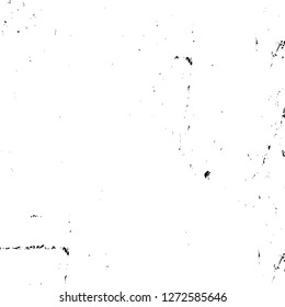 Vector grunge overlay texture. Black and white background. Abstract monochrome image includes a faded effect in dark tones