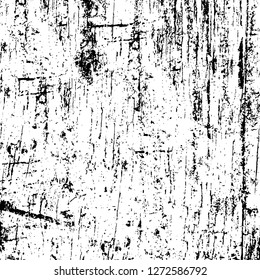 Vector grunge overlay texture. Black and white background. Abstract monochrome image includes a faded effect in dark tones