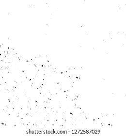 Vector grunge overlay texture. Black and white background. Abstract monochrome image includes a faded effect in dark tones