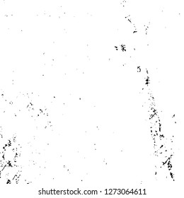 Vector grunge overlay texture. Black and white background. Abstract monochrome image includes a faded effect in dark tones