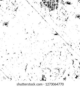 Vector grunge overlay texture. Black and white background. Abstract monochrome image includes a faded effect in dark tones