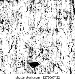 Vector grunge overlay texture. Black and white background. Abstract monochrome image includes a faded effect in dark tones