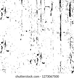 Vector grunge overlay texture. Black and white background. Abstract monochrome image includes a faded effect in dark tones