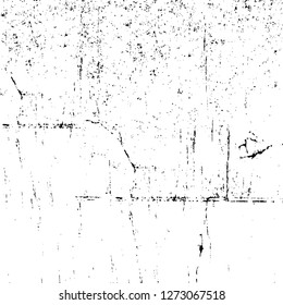 Vector grunge overlay texture. Black and white background. Abstract monochrome image includes a faded effect in dark tones