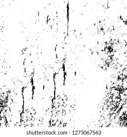 Vector grunge overlay texture. Black and white background. Abstract monochrome image includes a faded effect in dark tones