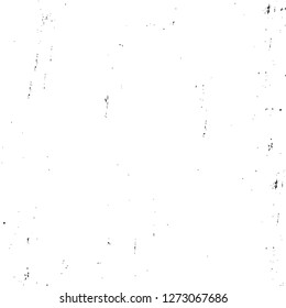 Vector grunge overlay texture. Black and white background. Abstract monochrome image includes a faded effect in dark tones