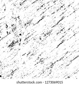 Vector grunge overlay texture. Black and white background. Abstract monochrome image includes a faded effect in dark tones