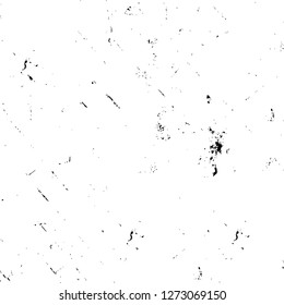 Vector grunge overlay texture. Black and white background. Abstract monochrome image includes a faded effect in dark tones