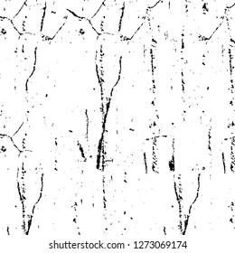 Vector grunge overlay texture. Black and white background. Abstract monochrome image includes a faded effect in dark tones