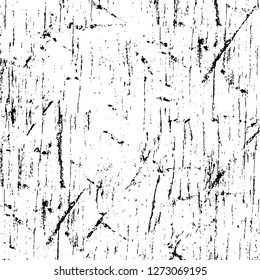 Vector grunge overlay texture. Black and white background. Abstract monochrome image includes a faded effect in dark tones