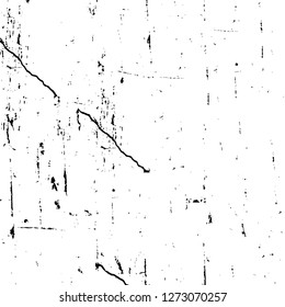 Vector grunge overlay texture. Black and white background. Abstract monochrome image includes a faded effect in dark tones