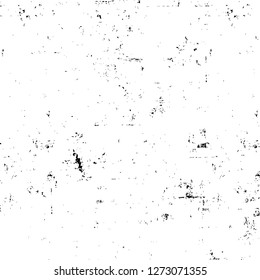 Vector grunge overlay texture. Black and white background. Abstract monochrome image includes a faded effect in dark tones