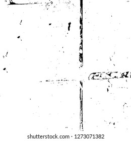 Vector grunge overlay texture. Black and white background. Abstract monochrome image includes a faded effect in dark tones