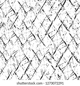 Vector grunge overlay texture. Black and white background. Abstract monochrome image includes a faded effect in dark tones